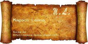 Magocs Leona névjegykártya